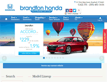 Tablet Screenshot of brandfonhonda.com